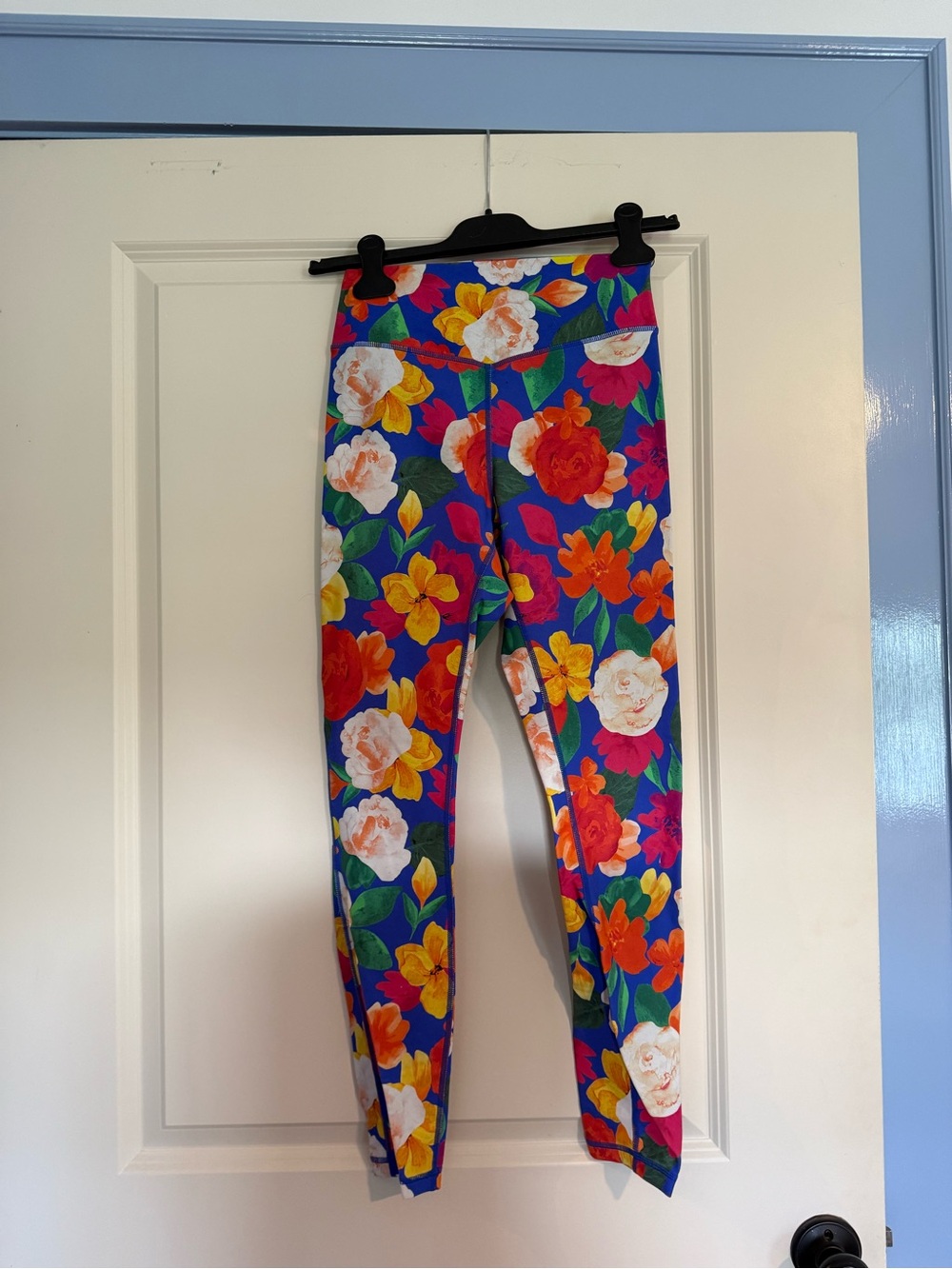 WeWoreWhat Tropical Floral High-Rise Leggings - Blue Multi